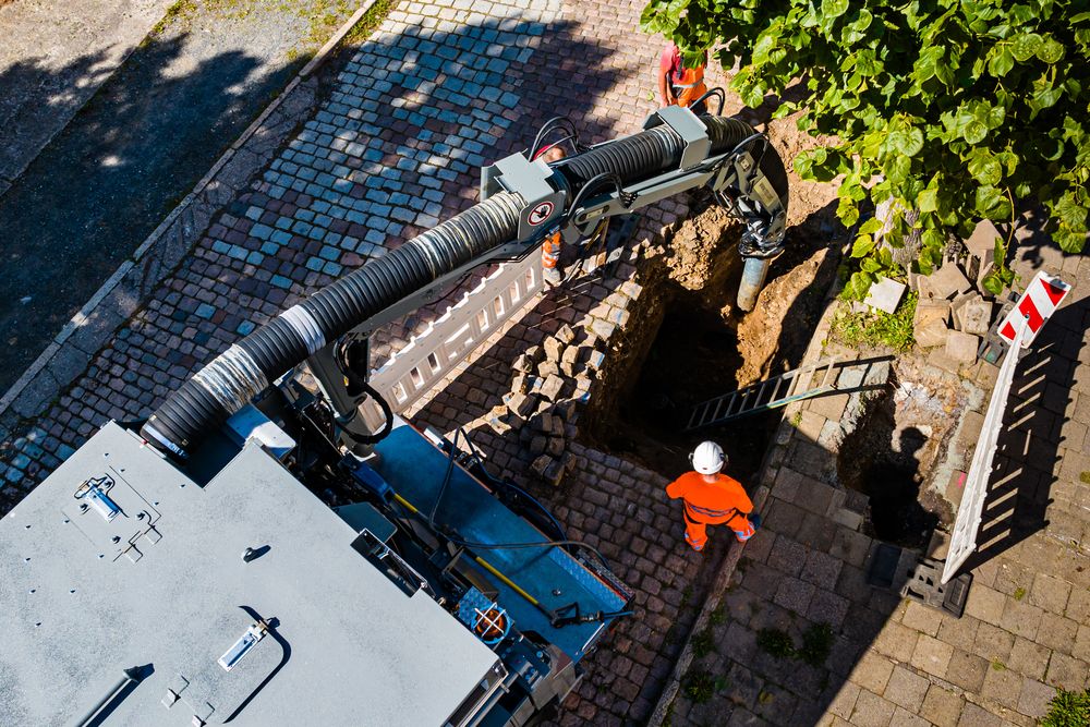Reaching a burst water main