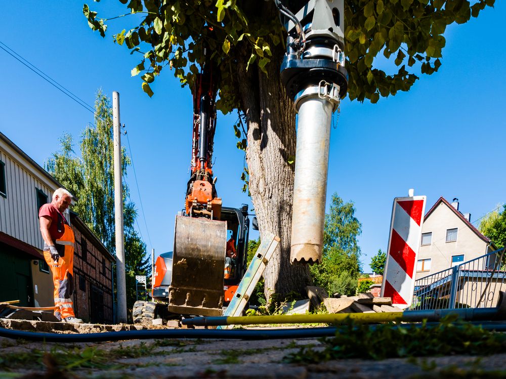 Working around protected trees